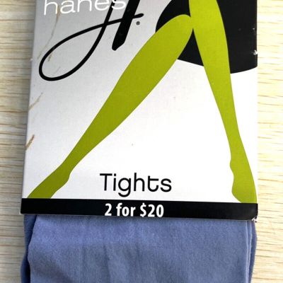 Hanes Womens  Hanes Matte Opaque Tights Frontier Blue, Small H4